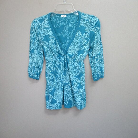 Splendid Blouse V Neck with Tie in back Small - Picture 1 of 6